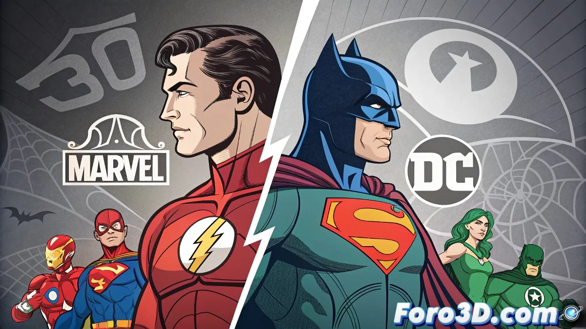 Marvel enfrenta un reto con su dependencia del pasado mientras DC gana terreno con historias frescas y un enfoque innovador en los cómics.