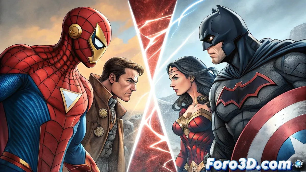 Marvel enfrenta un reto con su dependencia del pasado mientras DC gana terreno con historias frescas y un enfoque innovador en los cómics.