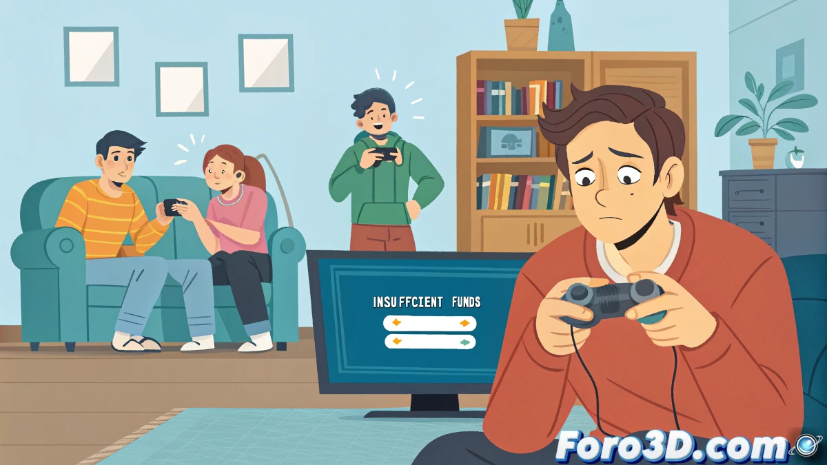 Imagen de jugadores compitiendo en Fortnite, con gráficos coloridos y un evento en vivo en pantalla, representando el éxito de los juegos como servicio.