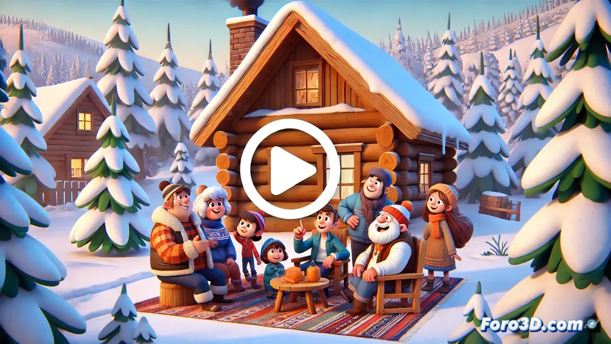 Los personajes de The Great North en una divertida escena en Alaska, con paisajes nevados y un toque de humor característico.