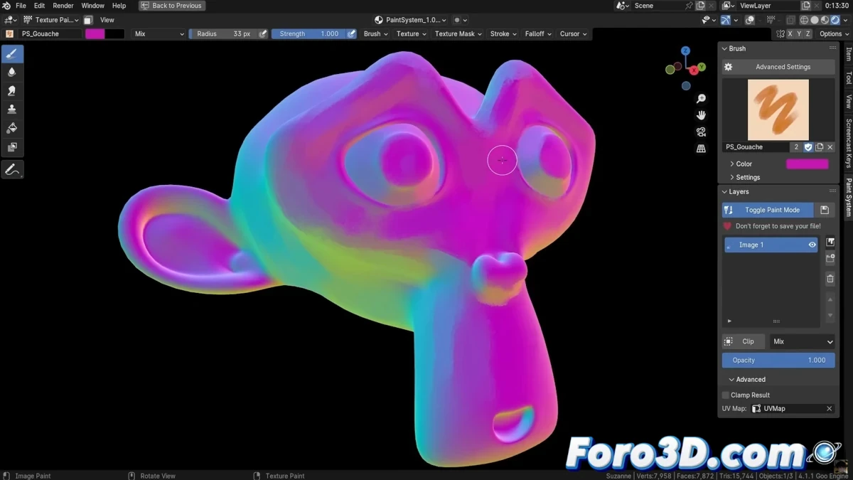 Pintando en Blender al estilo de Adobe Photoshop