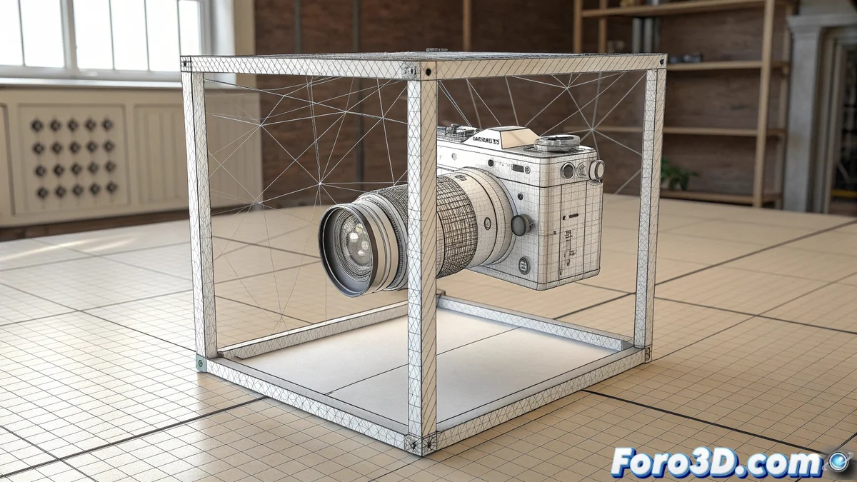 Interfaz de 3ds Max mostrando la barra de snaps activada (icono de imán amarillo) y un objeto moviéndose de forma incremental sobre la rejilla.