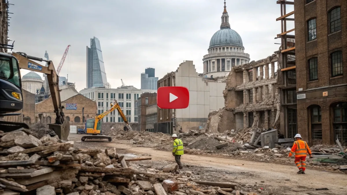 La reconstrucción visual de un Londres devastado en Blitz