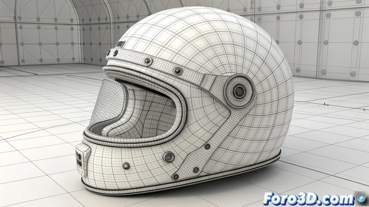 Interfaz de LightWave Modeler mostrando el comando Loft siendo aplicado entre dos curvas para generar una superficie de quads limpia.