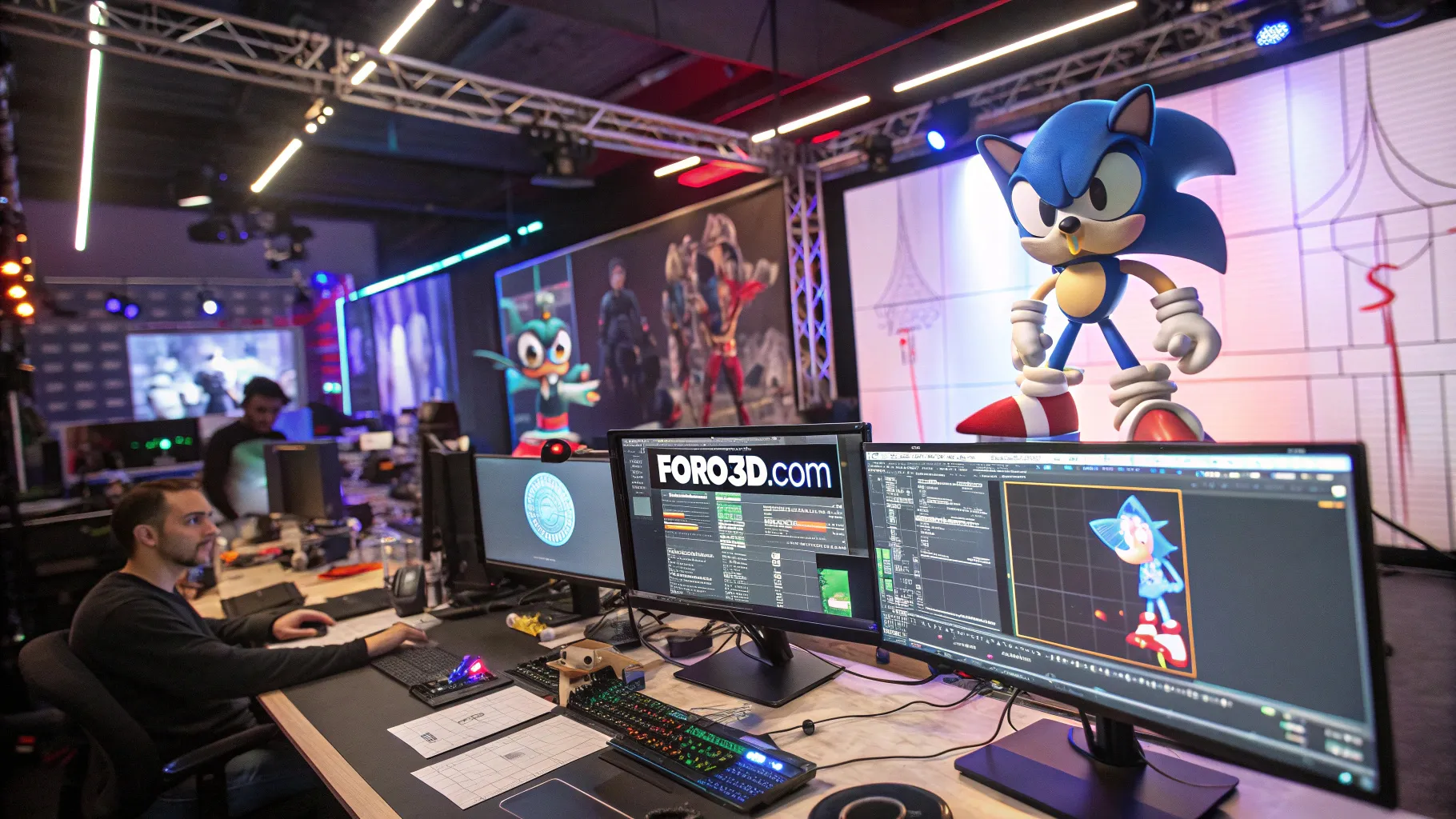 El arte del rigging en Sonic 3