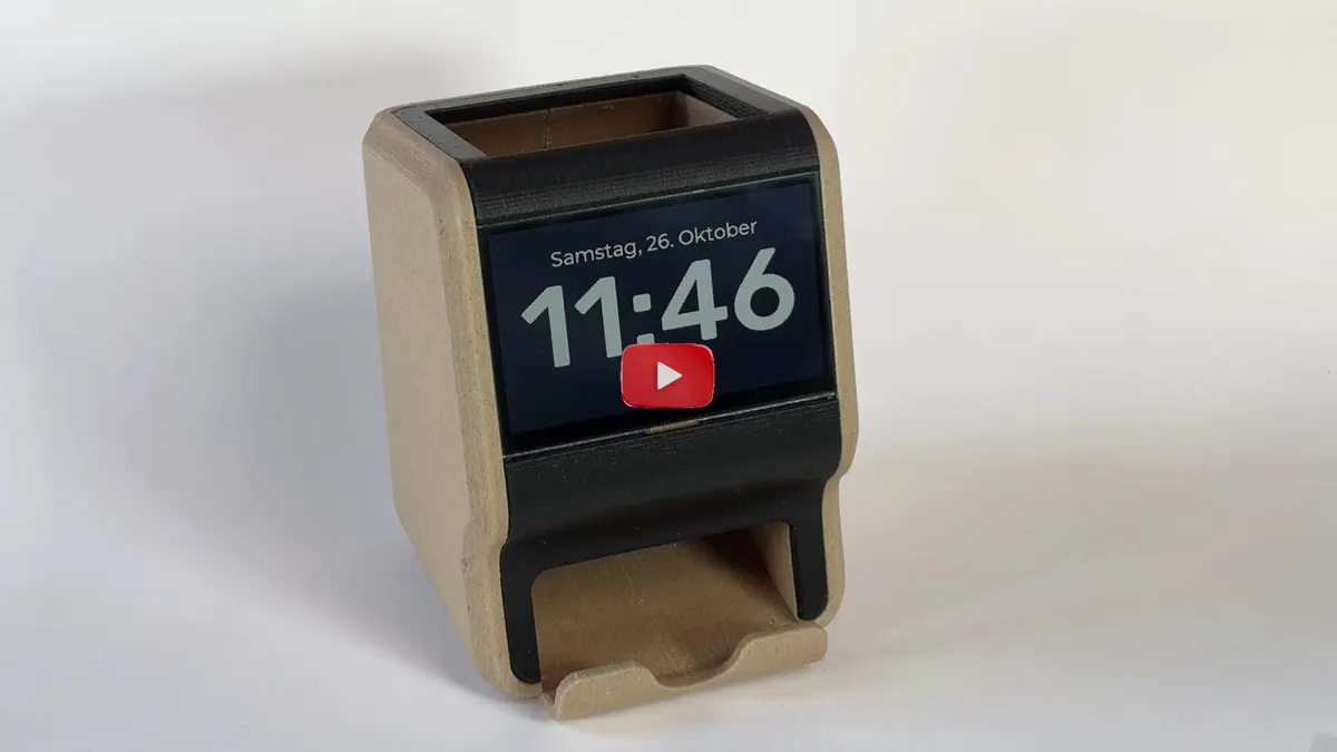 Reloj de escritorio con carga secuencial para baterías AA