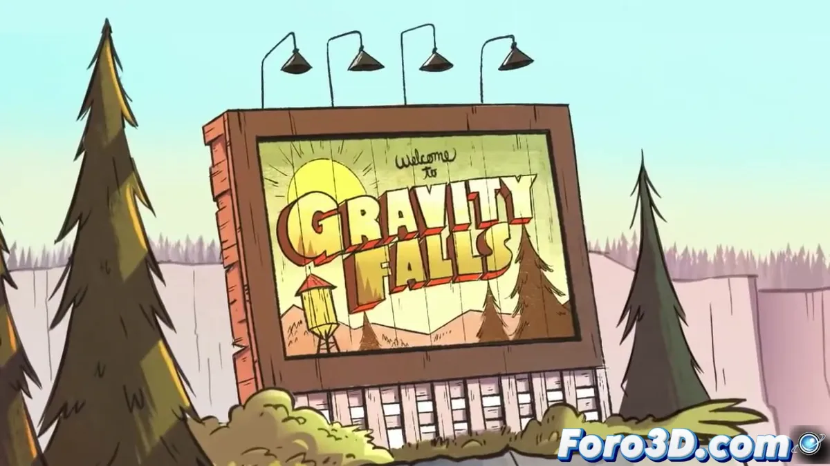 Gemelos Dipper y Mabel explorando la Cabaña del Misterio con linternas y el diario número 3 en Gravity Falls