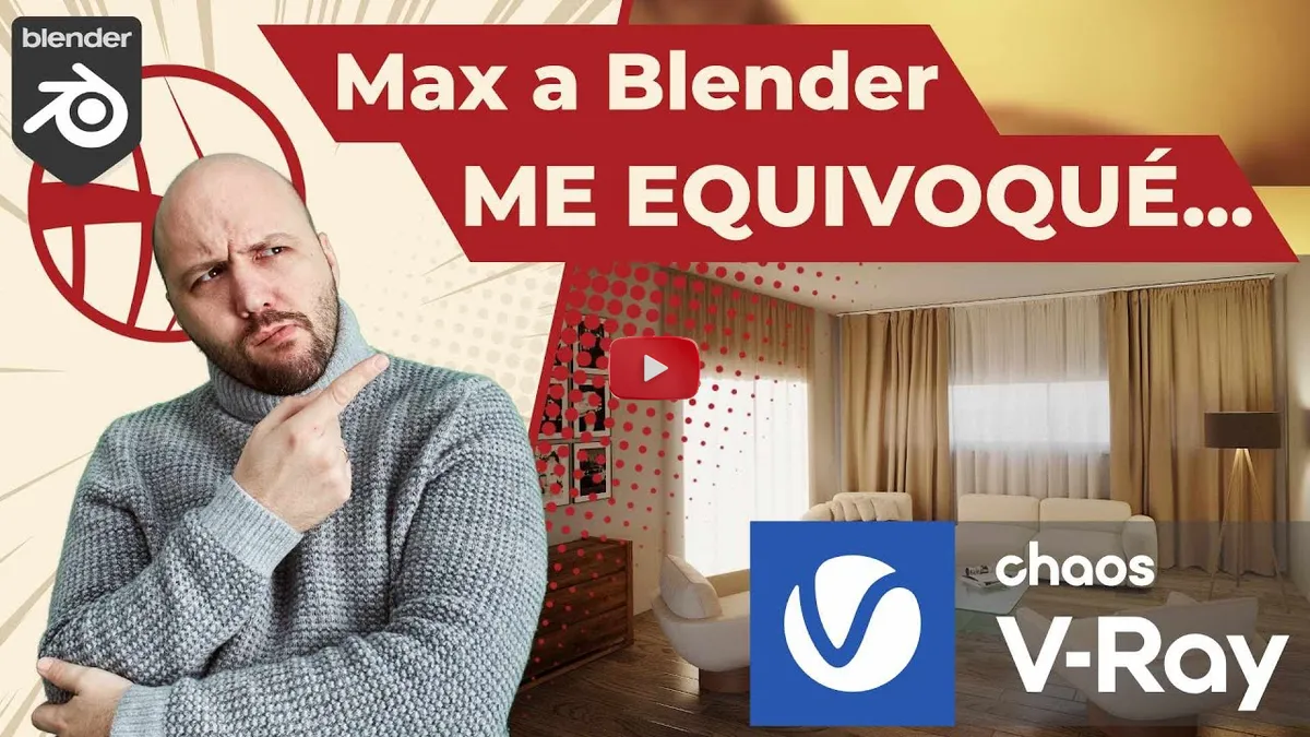 Blender ya trae V-Ray instalado