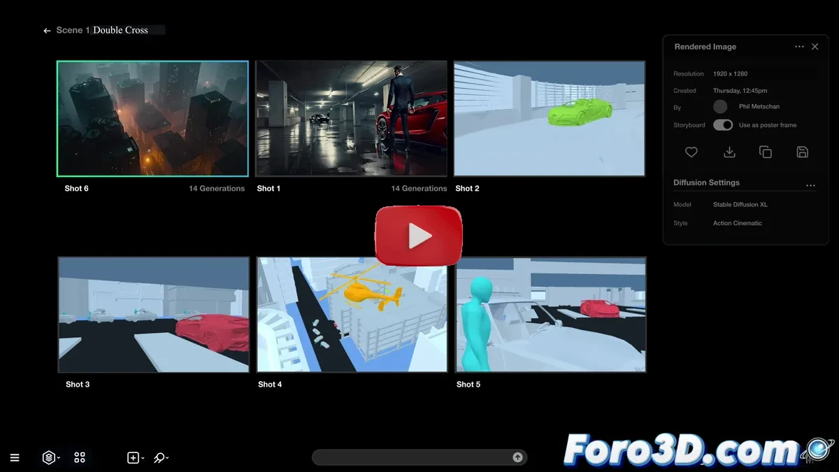 Una interfaz intuitiva para crear mundos 3D interactivos en el navegador con inteligencia artificial y colaboración en tiempo real.