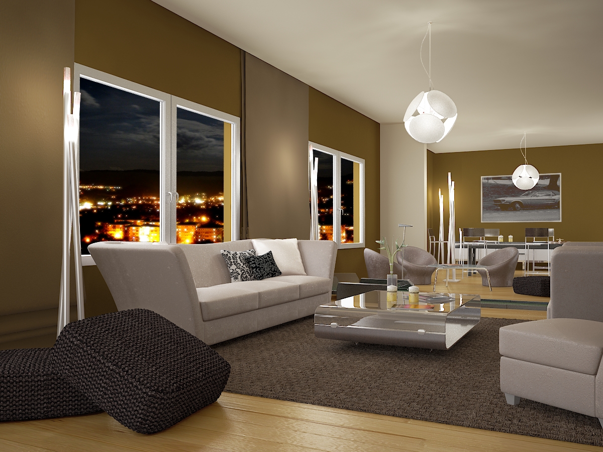 Mi primer render de noche