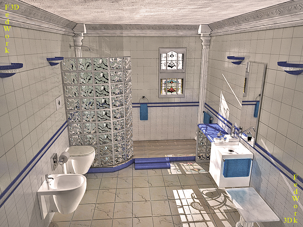 [LightWave] Baño de mi casa