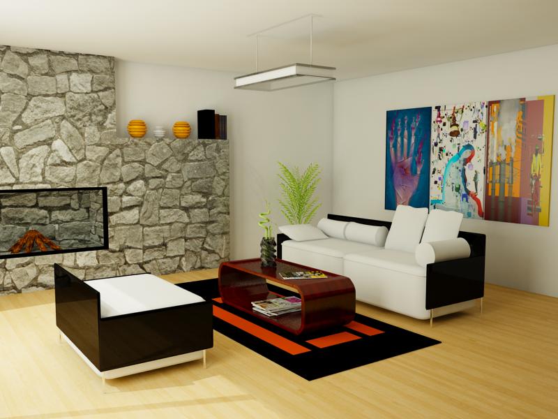 [Softimage XSI] Sala sencilla 3 ambientes