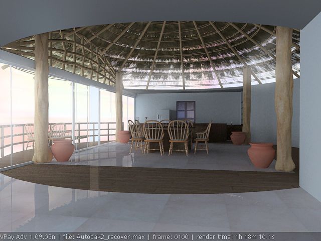 ayuda con mi comedor-cocina con techo de palapa