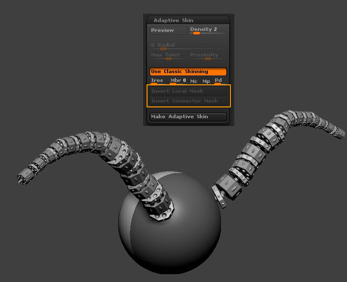splines in zbrush