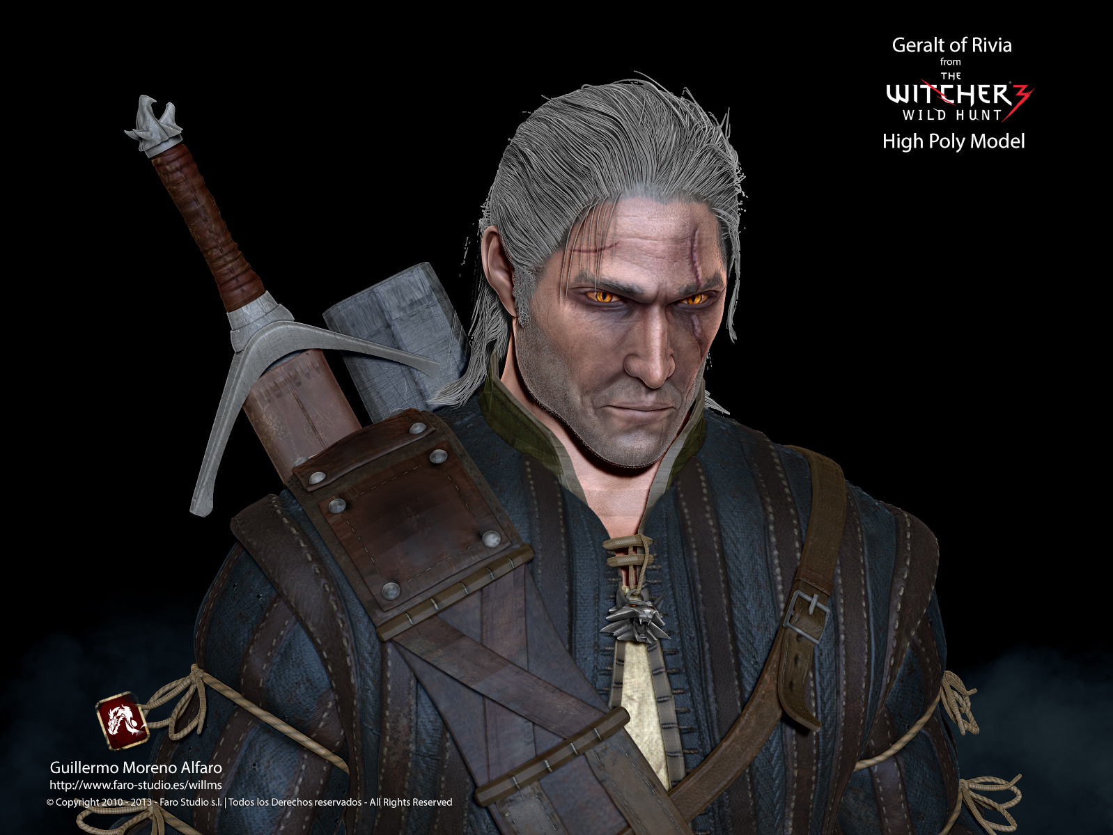 [ZBrush] Geralt de rivia