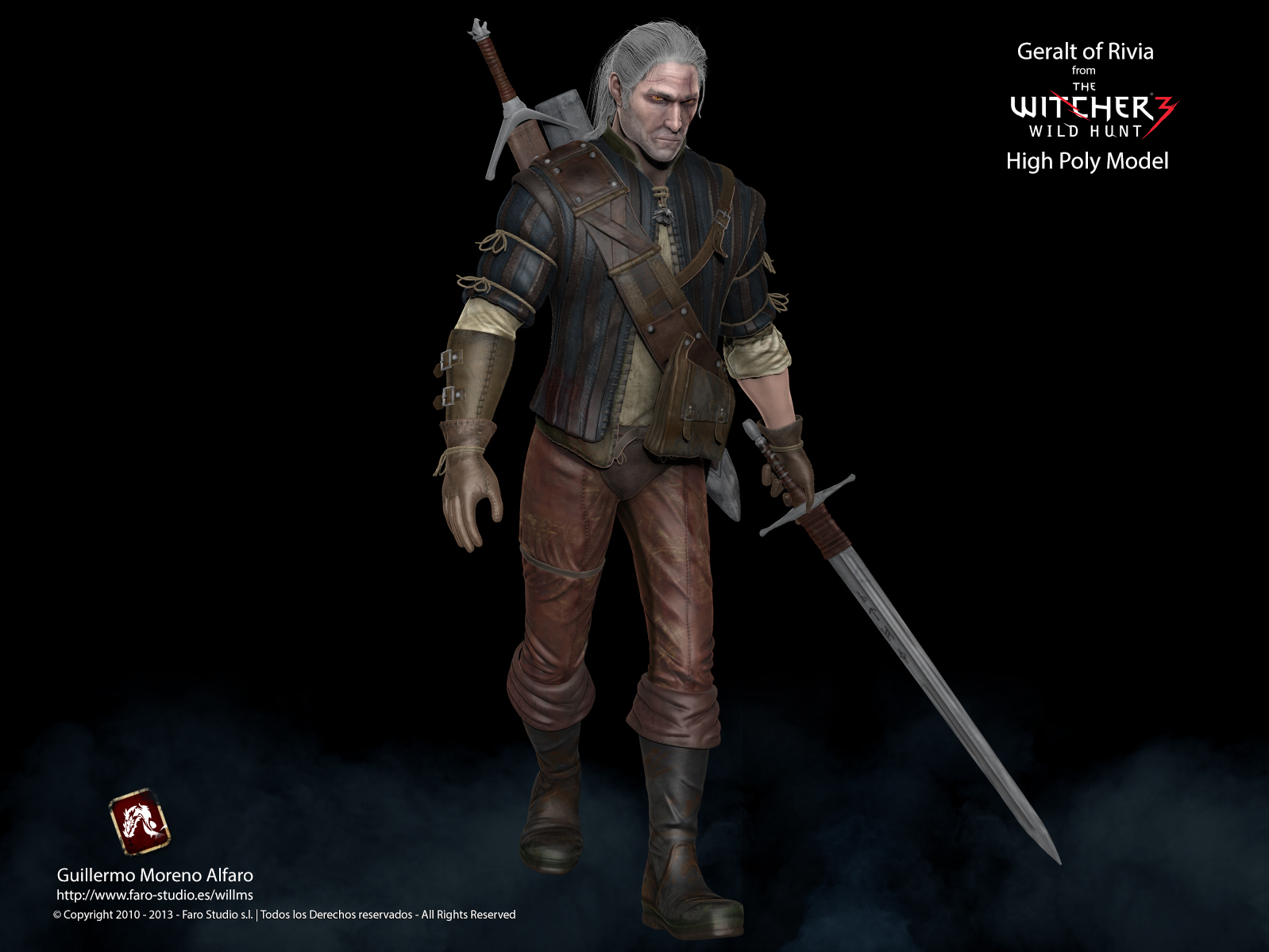 [ZBrush] Geralt de rivia