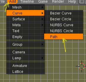 Cámara Animada: Mover la cámara mediante una curva Path. -path01.jpg