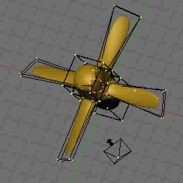 Construir una hélice de un cubo y SubSurf en blender -helice7.jpg
