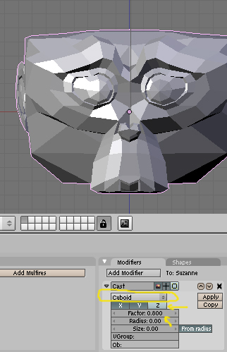 Deformación de los objetos con el Modifier Cast en blender -cast08.jpg