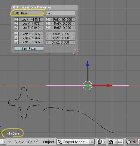Como conseguir dar forma a un objeto con curvas Bezier en blender 3d -taper04.jpg