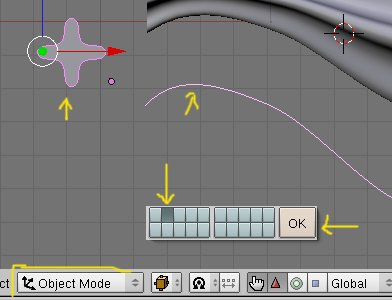 Como conseguir dar forma a un objeto con curvas Bezier en blender 3d -taper13.jpg