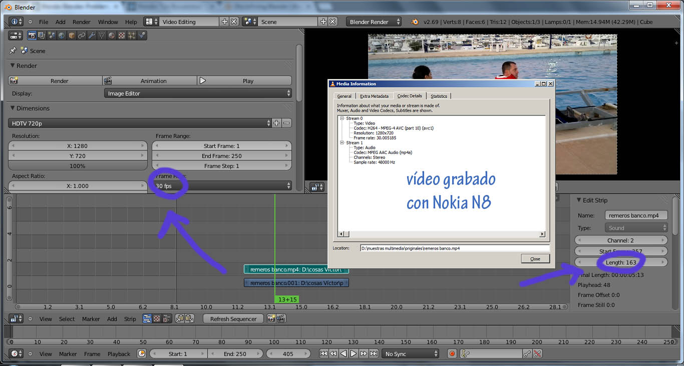 Como Editar Video En Blender  Youtube