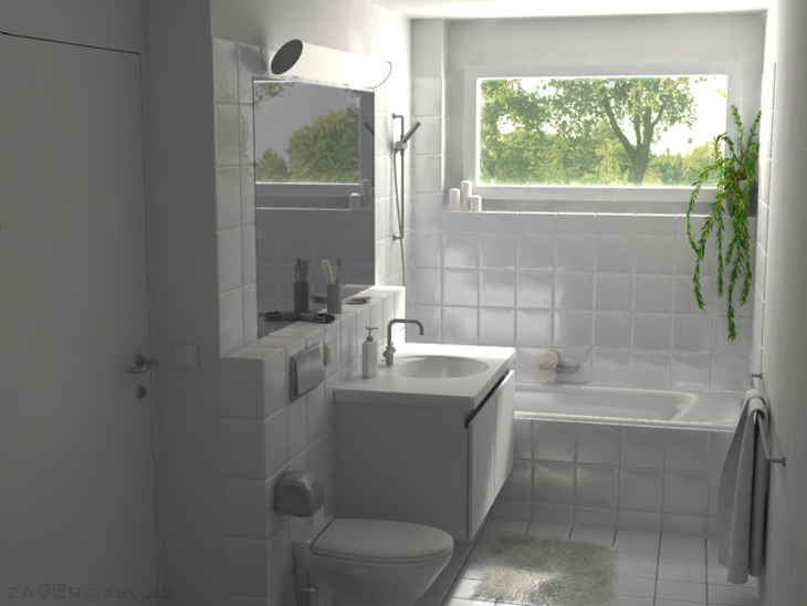 Cómo hago el espejo de un baño