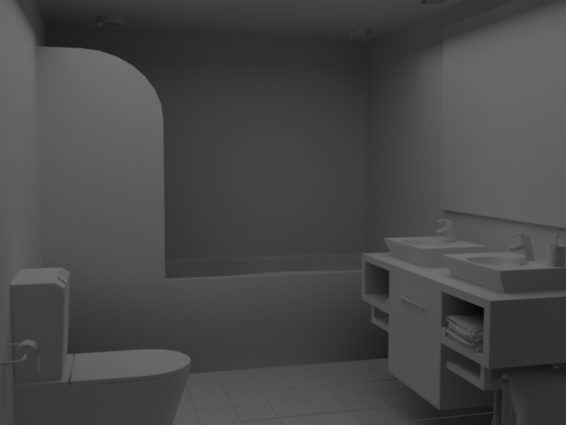 Sugerencias con iluminación del baño