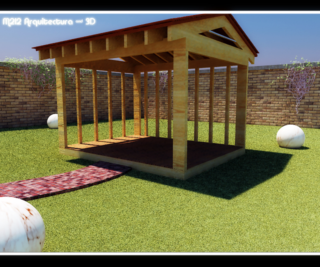 Estructura de madera