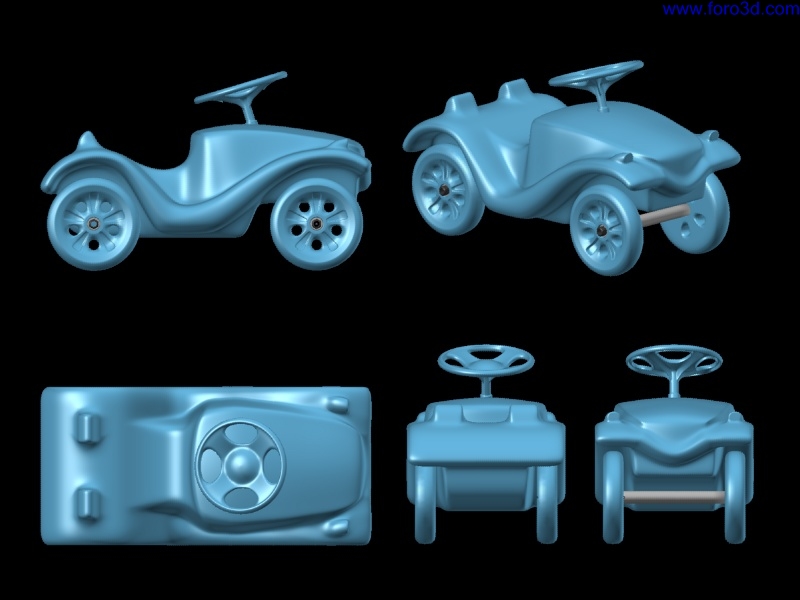 Bobby Car 3D model