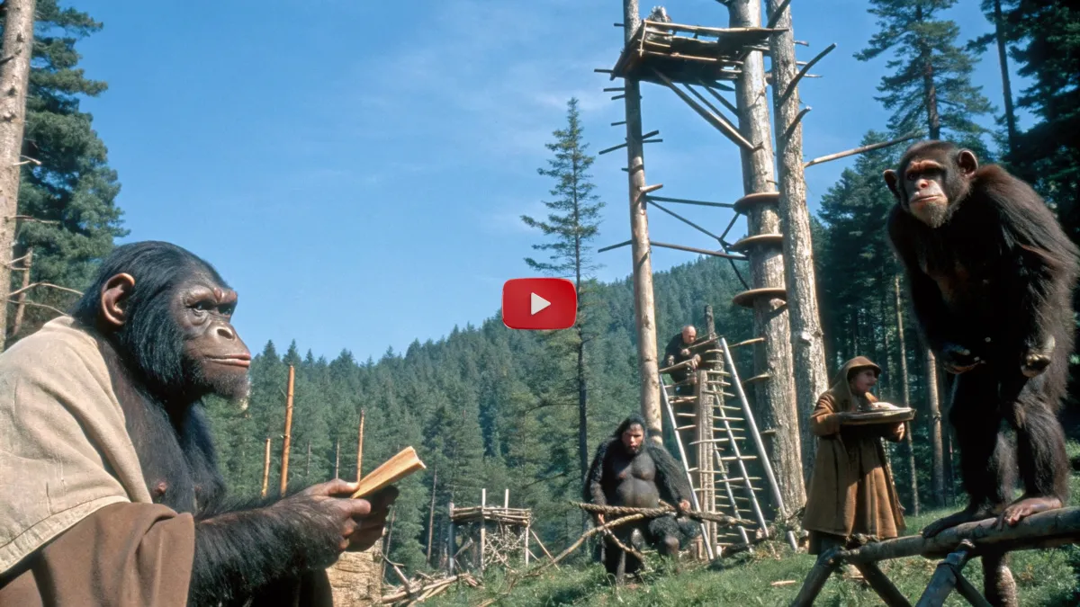 Rodaje real de Kingdom of the Planet of the Apes